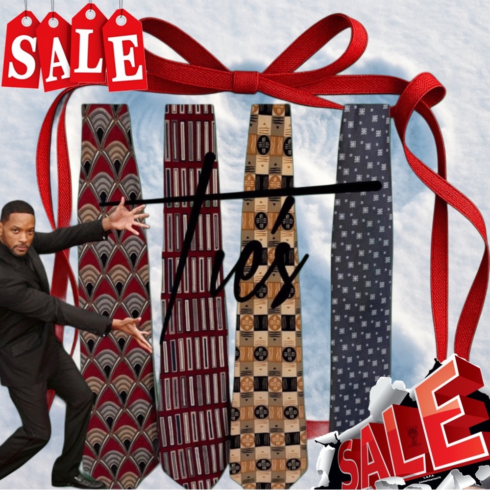 Business Men’s Dress Ties (Bundle of 4) Martin Wong Ties & more
